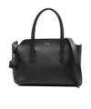 Tom Ford Medium Top Handle In Natural Grain Leather In Purple
