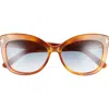 Tom Ford Alistair 56mm Gradient Sunglasses In Brown