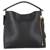 Tom Ford Alix Hobo In Black Grained Leather