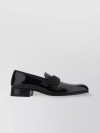 TOM FORD ALMOND TOE PATENT LEATHER SLIP-ON LOAFERS