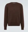 Tom Ford Alpaca-blend Sweater In Braun