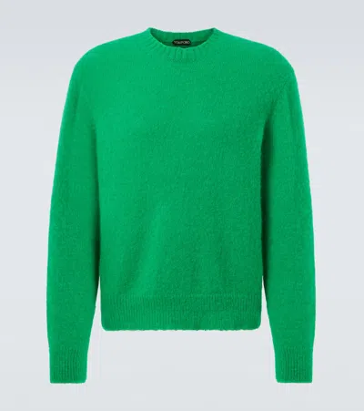 Tom Ford Alpaca-blend Sweater In Green
