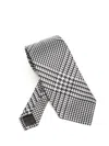 Tom Ford Alternate Silk Tie 8cm Ties And Bow Ties Grey In Black