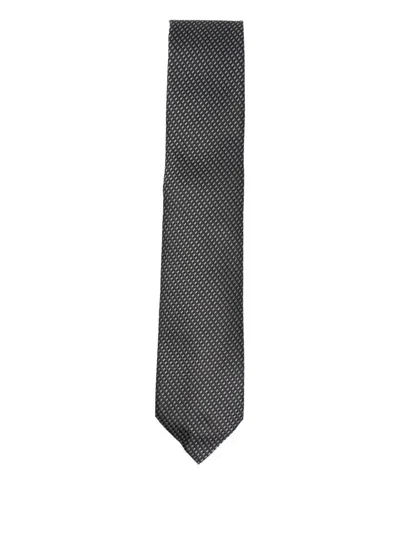 Tom Ford Alternate Weave Tie Accessories In Black