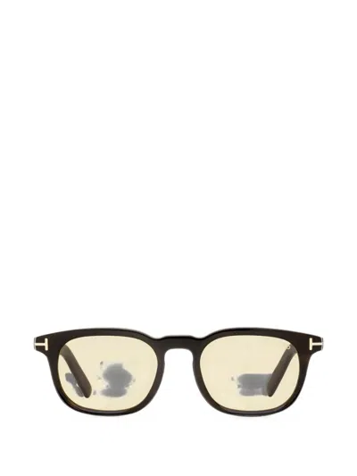 TOM FORD ALTERNATIVE FIT RECTANGULAR-FRAME SUNGLASSES