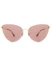 Tom Ford Ft1005 Shiny Rose Gold Sunglasses In 粉色