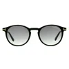 Tom Ford Andrea Smoke Gradient Round Unisex Sunglasses Ft0539 01b 48 In N/a