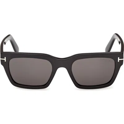 Tom Ford Andy 53mm Square Sunglasses In Black