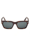 Tom Ford Andy-02 55mm Square Sunglasses In Brown