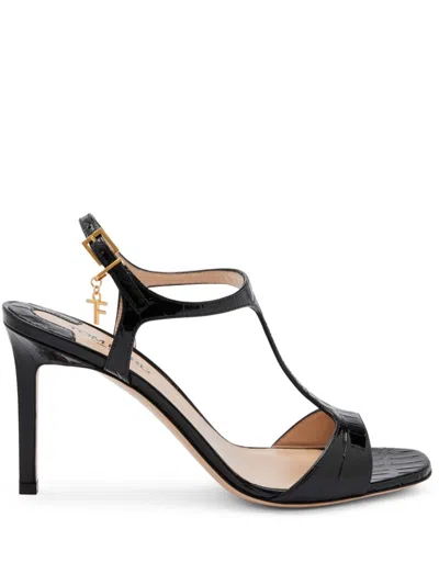 TOM FORD ANGELINA 105MM LEATHER SANDALS