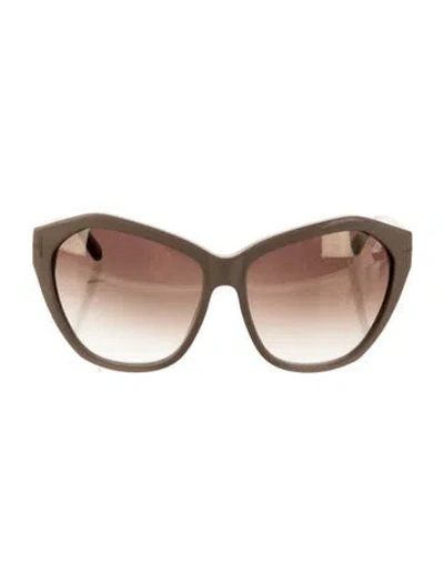 Pre-owned Tom Ford Angelina Cat-eye Sunglasses In Pink