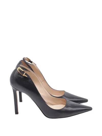 Pre-owned Tom Ford Angelina Point-toe Heeled Pumps In Black