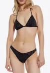 Tom Ford Animal Print Halterneck Bikini In Multi