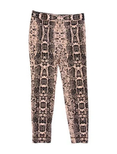 Pre-owned Tom Ford Animal Print Skinny Leg Pants In Multi