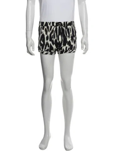 Pre-owned Tom Ford Animal Print Swim Trunks W/ Tags In Green