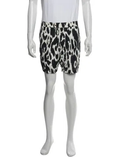 Pre-owned Tom Ford Animal Print Swim Trunks W/ Tags In Green