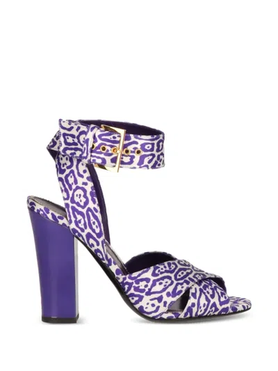 Tom Ford Animal-print Sandals In Multi