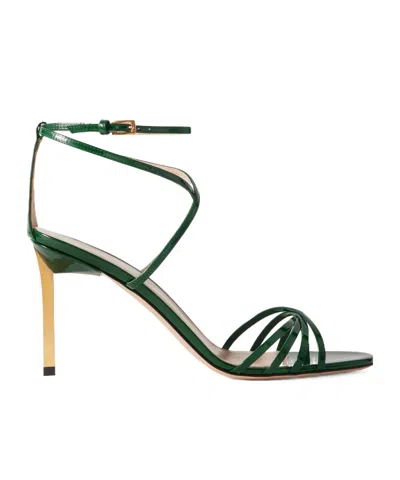 Tom Ford Ankle Strapped Ida Sandals In Green