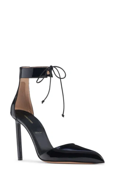 Tom Ford Ankle Tie Pump In Black