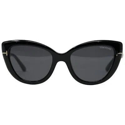 Pre-owned Tom Ford Anya Ft0762 01a Black Sunglasses