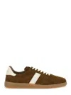 Tom Ford Men Suede Archer Sneakers In Brown