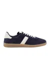 Tom Ford Round Toe Sneakers In Blue
