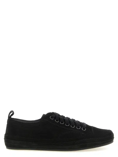 Tom Ford Dean Lace Up Low Top Sneakers In Black