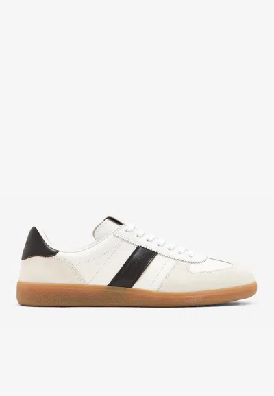 TOM FORD ARCHER SUEDE LOW-TOP SNEAKERS