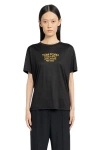 Tom Ford Silk T-shirt With Bold Logo Print In Black