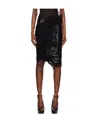 Tom Ford Asymmetric Asymmetrical Skirt In Black