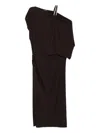 Tom Ford Asymmetric Dress In Brown