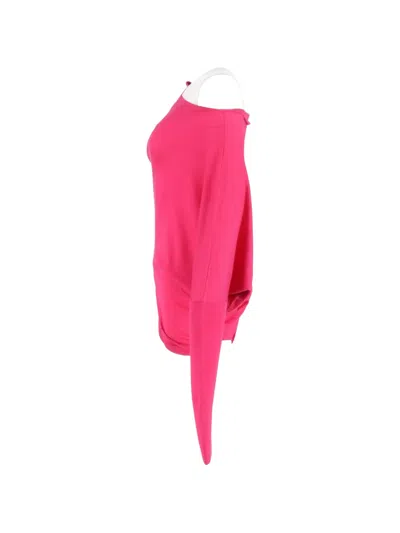 Pre-owned Tom Ford Asymmetric-one-shoulder Top In Pink