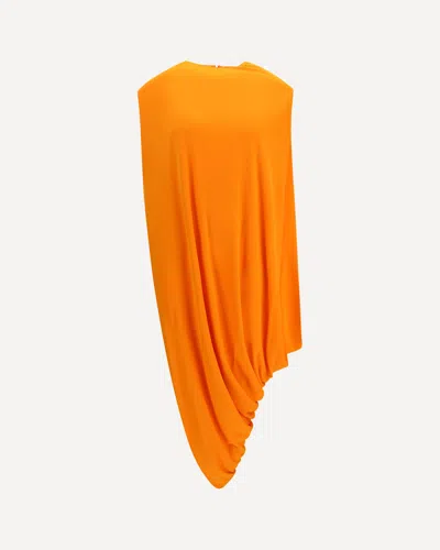 Tom Ford Asymmetric Sleeveless Dress In Lightweight Jersey In Black