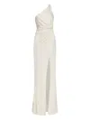 Tom Ford Asymmetrical Draped Gown In White
