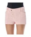 Tom Ford Button-fastening Denim Shorts In Pink