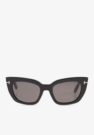 Tom Ford Athena Cat-eye Sunglasses In Gray
