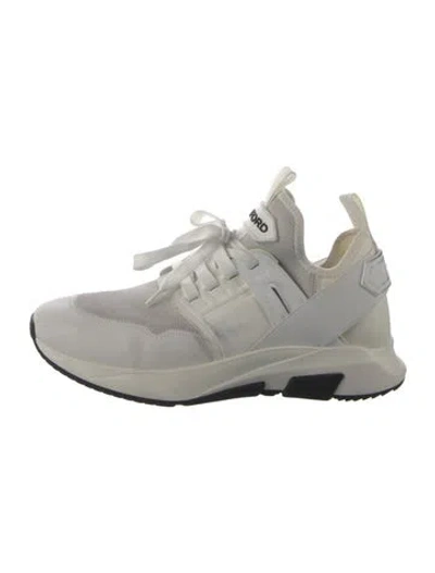 Pre-owned Tom Ford Athletic Sneakers In White
