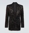 TOM FORD ATTICUS LEOPARD-PRINT TUXEDO JACKET