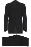Tom Ford Atticus Plain Weave Suit In Black