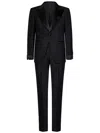 Tom Ford Two-piece Single-breasted Dinner Suit In Black