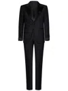 Tom Ford Two-piece Single-breasted Dinner Suit In Black