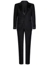 Tom Ford Two-piece Single-breasted Dinner Suit In Black