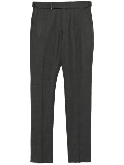 Tom Ford Atticus Trousers In Grey