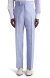 Tom Ford Slim Fit Poplin Button-up Shirt In Ice Lavender