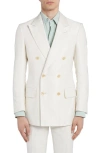 TOM FORD ATTITUCUS DOUBLE BREASTED COTTON & SILK SPORT COAT