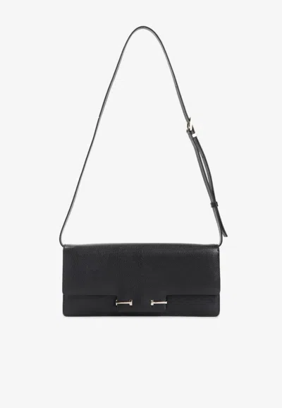 Tom Ford Aube Grain Leather Shoulder Bag In Black