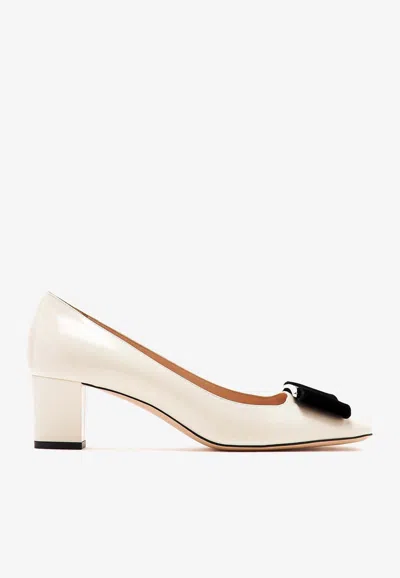 TOM FORD AUDREY 55 PUMPS IN PATENT LEATHER AND VELVET