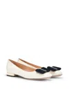 Tom Ford Off-white Audrey Ballerina Flats In White