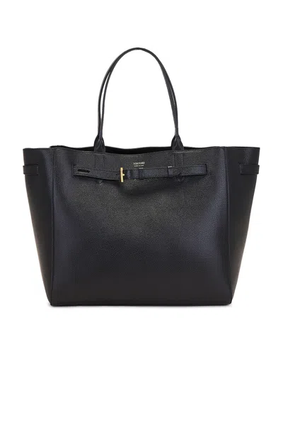Tom Ford Audrey Large Tote Bag In Black