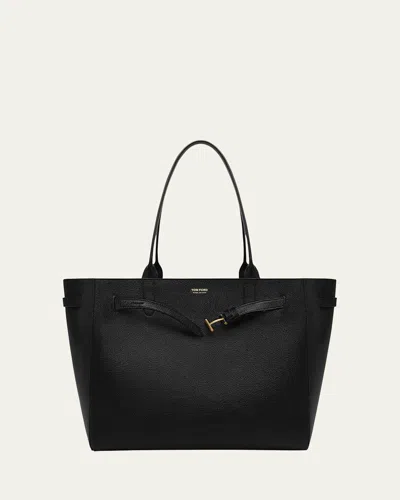 TOM FORD AUDREY LARGE TOTE BAG IN GRAIN LEATHER